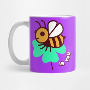 Funny Motivational Bee Puns, Believe In You Mug